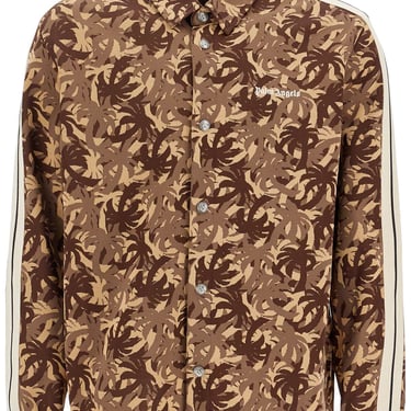 Palm Angels Camouflage Track Overshirt Men