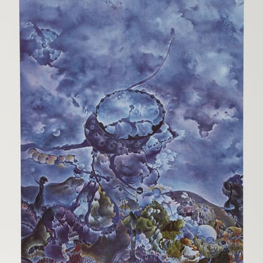 Isaac Abrams, A Planetary Hypothesis, Lithograph, Signed and Numbered in Pencil 