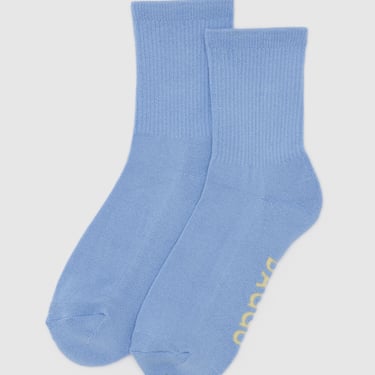 Ribbed Sock in French Blue