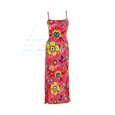 Gucci x Tom Ford Pink Floral Maxi Dress