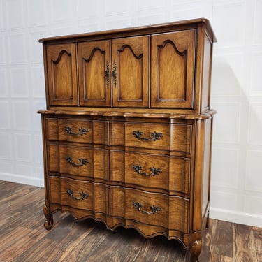 Item #302 French Provincial Chest / Armoire (Refurbished Original finish or Custom color) 