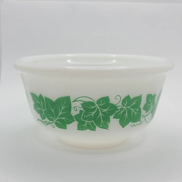 Hazel Atlas Ivy Bowl, Smallest Bowl, Vintage Nesting Bowl, Retro Kitsch Kitchen, Gift For Her, Plant Life 