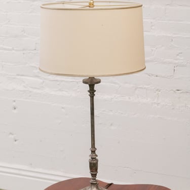 Silver Plated Art Deco Table Lamp