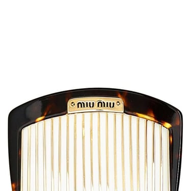 Miu Miu Women Printed Plex Hair Clip