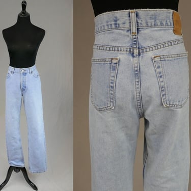Vintage Gap Jeans - 33" waist - Button Fly Mid Rise Boot Cut - Blue Denim Pants - Vintage 1990s Y2K - 33.75" inseam Tall Long 