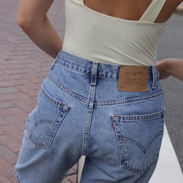 Vintage Levi 505 Long Denim Shorts