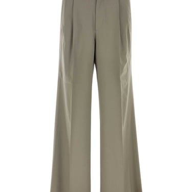 Etro Men Army Green Stretch Wool Palazzo Pant