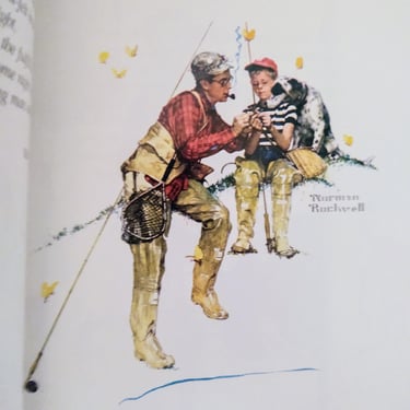 Vintage 1984 Norman Rockwell's Four Seasons Books (Set of 4)  by Gallery Books Printed in USA Book Set Book Collection 