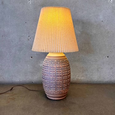 Vintage Bob Kinzey Studio Ceramic Lamp