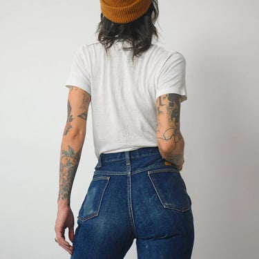 1980's Relaxed Faded Rustler Jeans 33x30