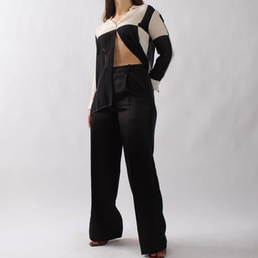 Vintage Givenchy Satin Trousers - W28