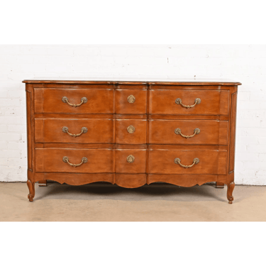 Bodart French Provincial Louis XV Fruitwood Triple Dresser, Circa 1960s