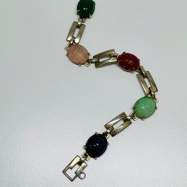 1960’s Scarab Stone Bracelet