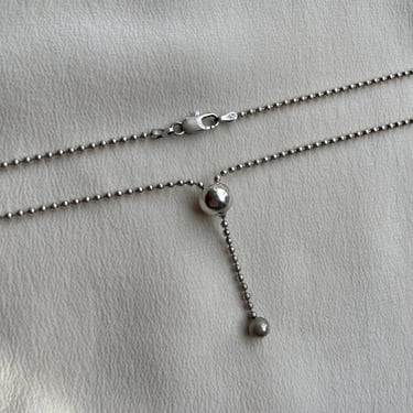 N048 adjustable ball pendant chain