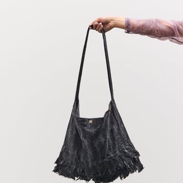 Kapital 12oz MAGPIE Denim MEDICINE Bag (L), BLKxBLK