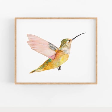 Snoogs &amp; Wilde Art | Rofous Hummingbird  | 5 x 7