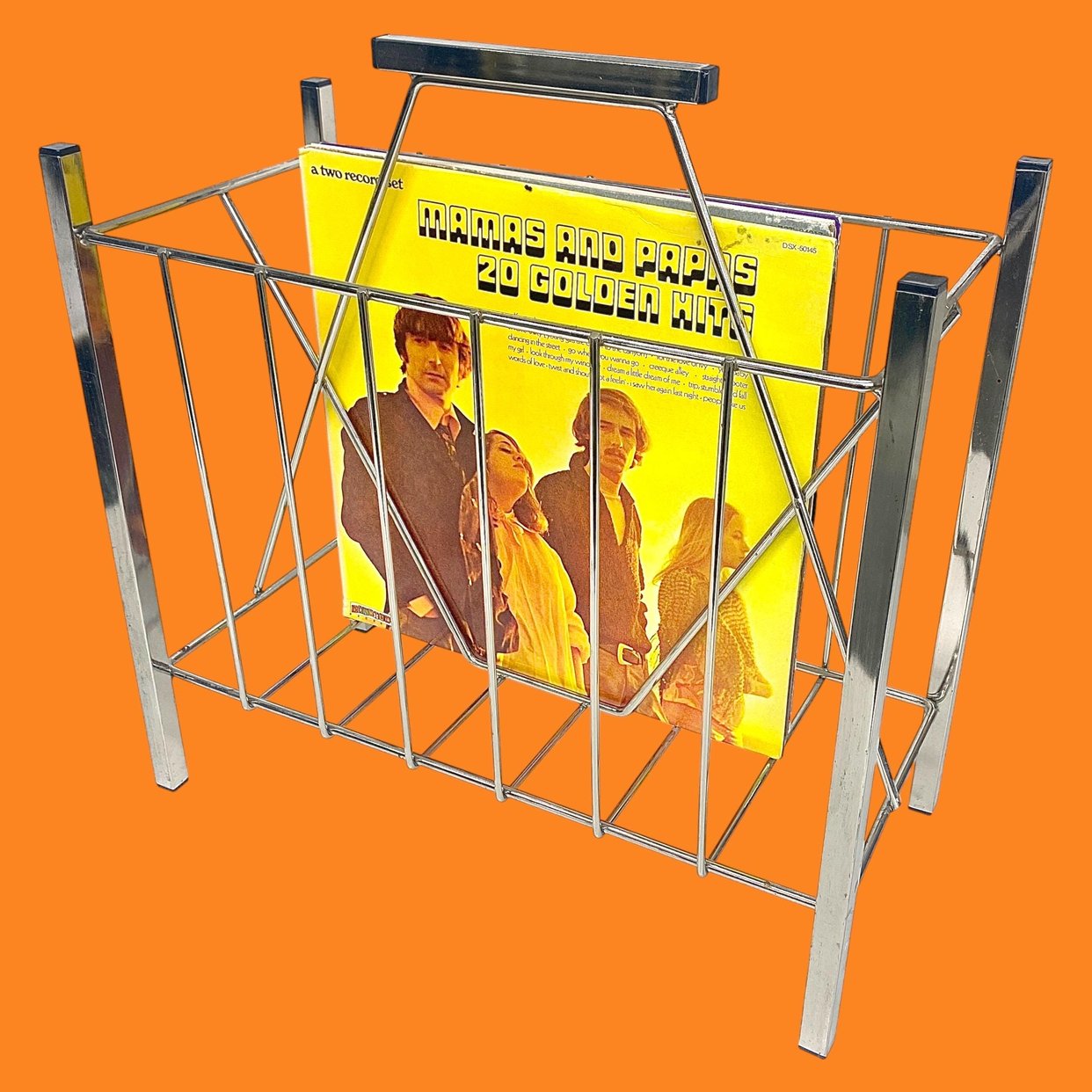 Vintage Magazine Rack Retro 1970s Mid Century Modern + | Retrospect ...