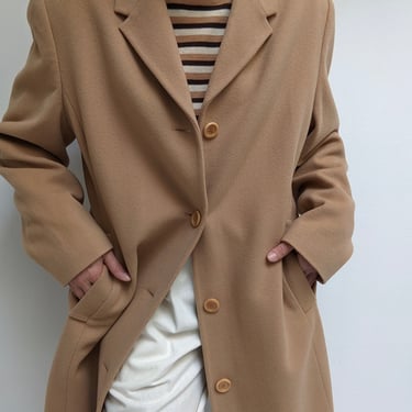 Vintage Butterscotch Wool & Cashmere Coat