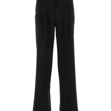 Dolce & Gabbana Women Black Stretch Wool Pant