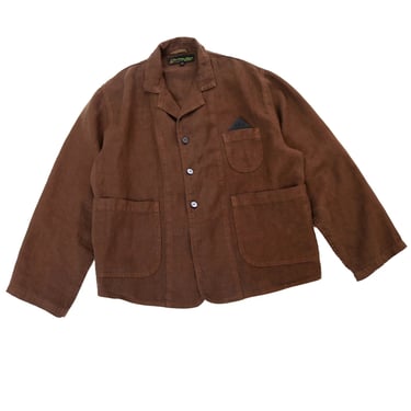 F.D.A. Dinner Jacket Chocolate Linen