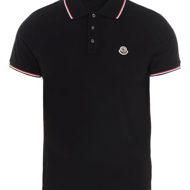 Moncler Men Logo Patch Polo Shirt