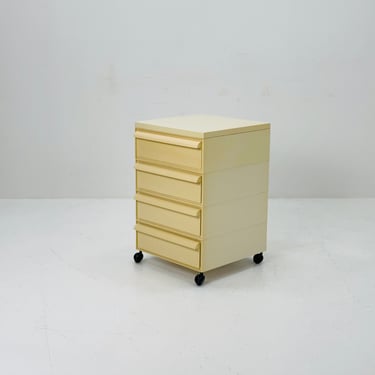 Space age chest of drawers on wheels model 4601 by Simon Fussell for Kartell, Italy 1970s 