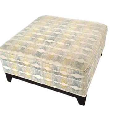 Patterned Storage Ottoman