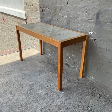 Danish Modern Tile Top Console