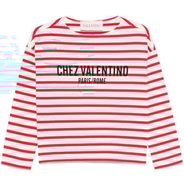 Valentino Women Striped T-Shirt