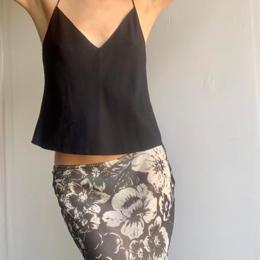 90s Black Cropped Cami 