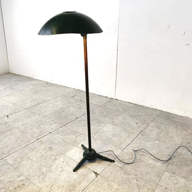 Industrial metal floor lamp, 1970s - industrial floor lamp - outdoor lamp - garden lamp 