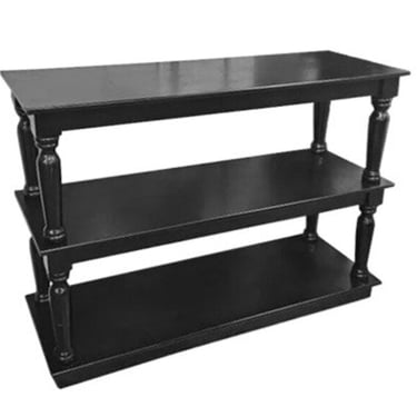 Black Tiered Console