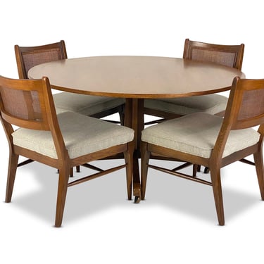 Broyhill Brasilia Party Table and Chair Set, Circa 1960s - Please ask for a shipping quote before you buy. 