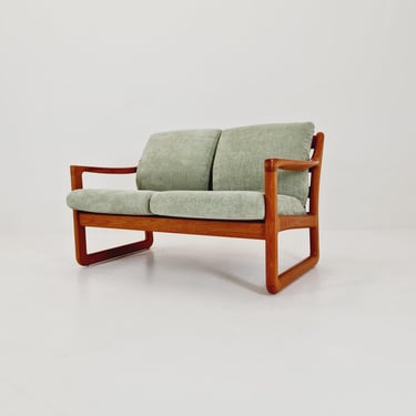 Mid century teak 2-Seater Sofa by Johannes Andersen for Silkeborg, 1960s 