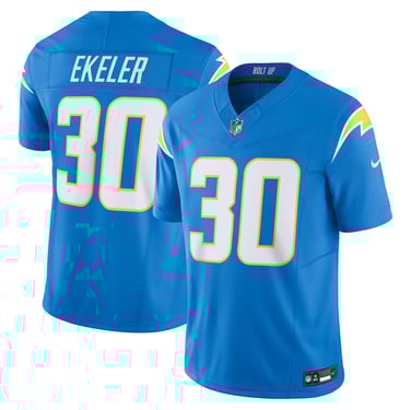 Men's Nike Austin Ekeler Powder Blue Los Angeles Chargers Vapor F.U.S.E. Limited Jersey
