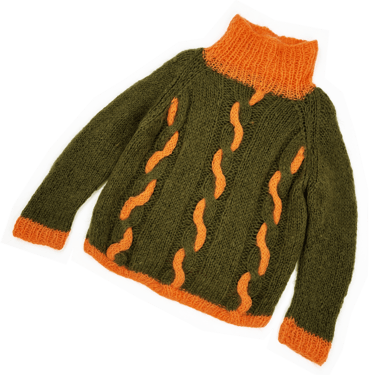 Issey Miyake 1997 fuzzy sweater