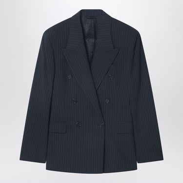 Acne Studios Double-Breasted Black Pinstripe Jacket Women