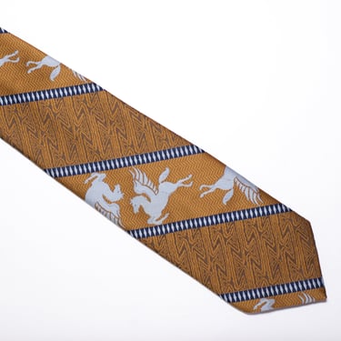 Vintage 1970s Pegasus Necktie 