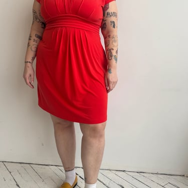 Vintage - Red Stretch Dress (1X-3X)