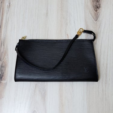 Louis Vuitton Black Epi Leather Pochette Accessories 