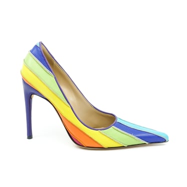 Dolce And Gabbana Rainbow Pumps, 36.5