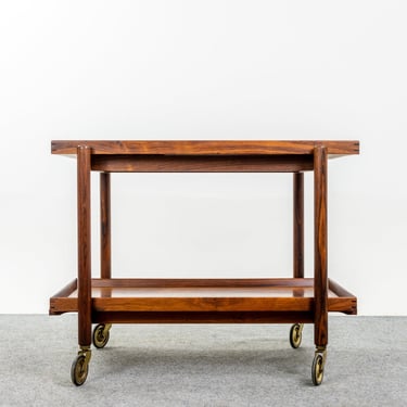 Danish Rosewood Convertible Bar Cart, by Poul Hundevad - (322-260) 