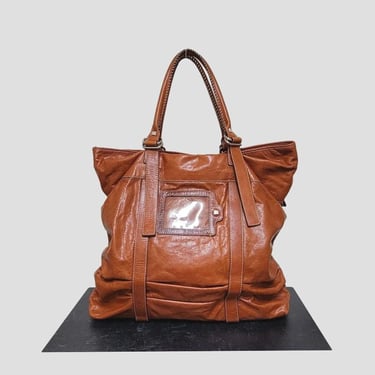 Vintage Francesco Biasia Overnight CarryOn Bag - XL Satchel Handbag Genuine Leather (see condition note) 