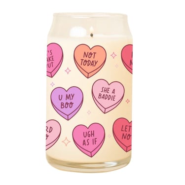 Candy Hearts Candle