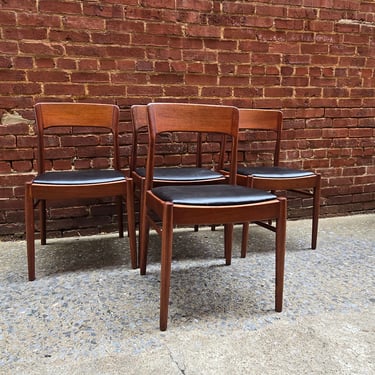 Set of 4 Danish Dining Chairs 712002