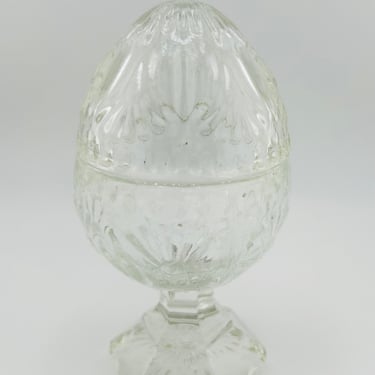 Avon Pressed Glass Egg