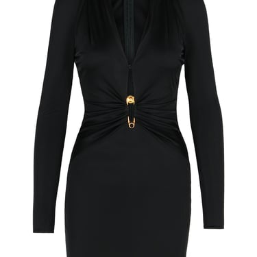 Versace Black Viscose Dress Women