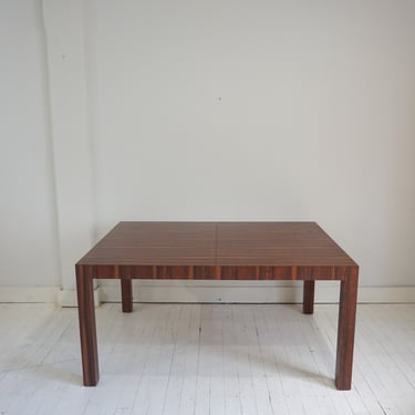 mid century rosewood laminate extendable dining table