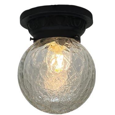 Vintage Outdoor Porch Lights with Crackle Globe (FOUR available) #2252 
