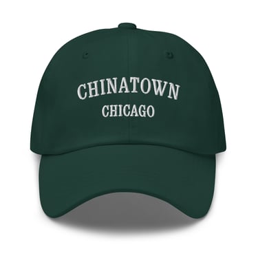 Chinatown Chicago Dad Hat - White Stitching
